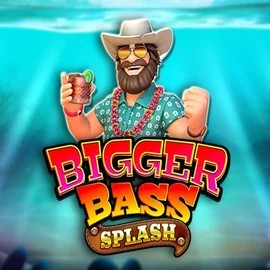 Bigger Bass Splash game by Pragmatic Play – logo hosted on Slotmonkey Casino