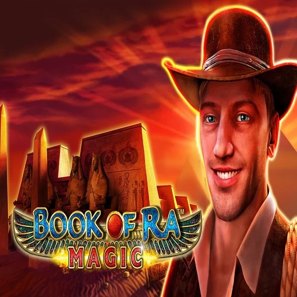 Book of Ra Magic casino game by Greentube – featured logo at Slotmonkey Casino