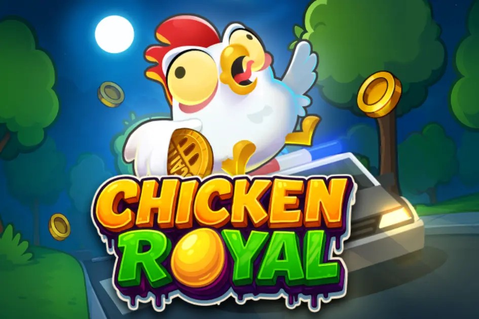 Chicken Royal by InOut, showcased at slot-monkeys.nl – game logo