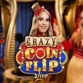 Enjoy Crazy Coin Flip by Evolution – logo hosted on slot-monkeys.nl