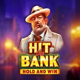 Hit The Bank Hold and Win online game logo by Playson on slot-monkeys.nl