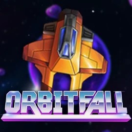 Orbitfall online game logo by ELK Studios on slot-monkeys.nl