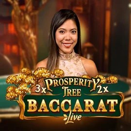 Prosperity Tree Baccarat game by Evolution – logo hosted on Slotmonkey Casino