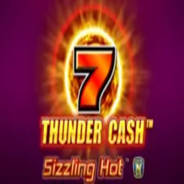 Thunder Cash Sizzling Hot slot logo by Novomatic at Slotmonkey Casino
